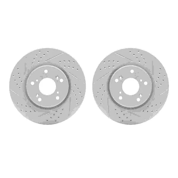 DFC 13-22 Honda Accord Front Drilled & Slotted Geoperformance Rotors