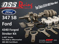Wiseco Ford Small Block 302 4.040in Bore 1.090in CH -10.00 CC Piston Set