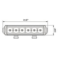 32IN SINGLE ROW SLIMLINE LIGHT BAR