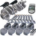 Eagle Chevy LS3 4.000in Crank 58 Tth Rlctor 6.125in I-Beam Rods 4.005in Pistons Rotating Assembly