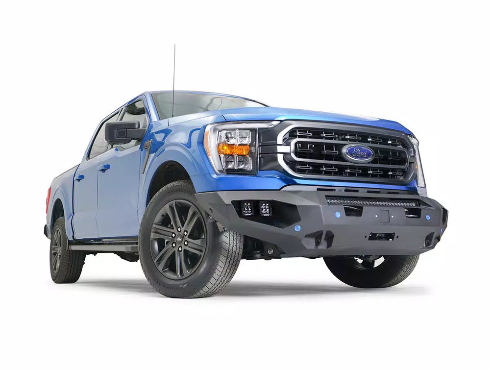21C F150 MATRIX BUMPER WITH NO GUARD BARE METAL