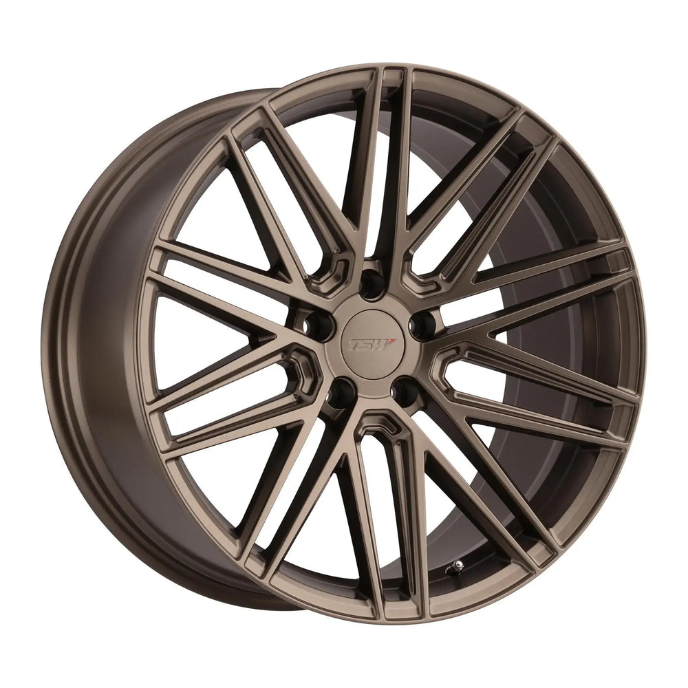 ~(25 lbs. 20X20X10)~ TSW PESCARA 18x8.5 5/112 ET42 CB66.56 BRONZE