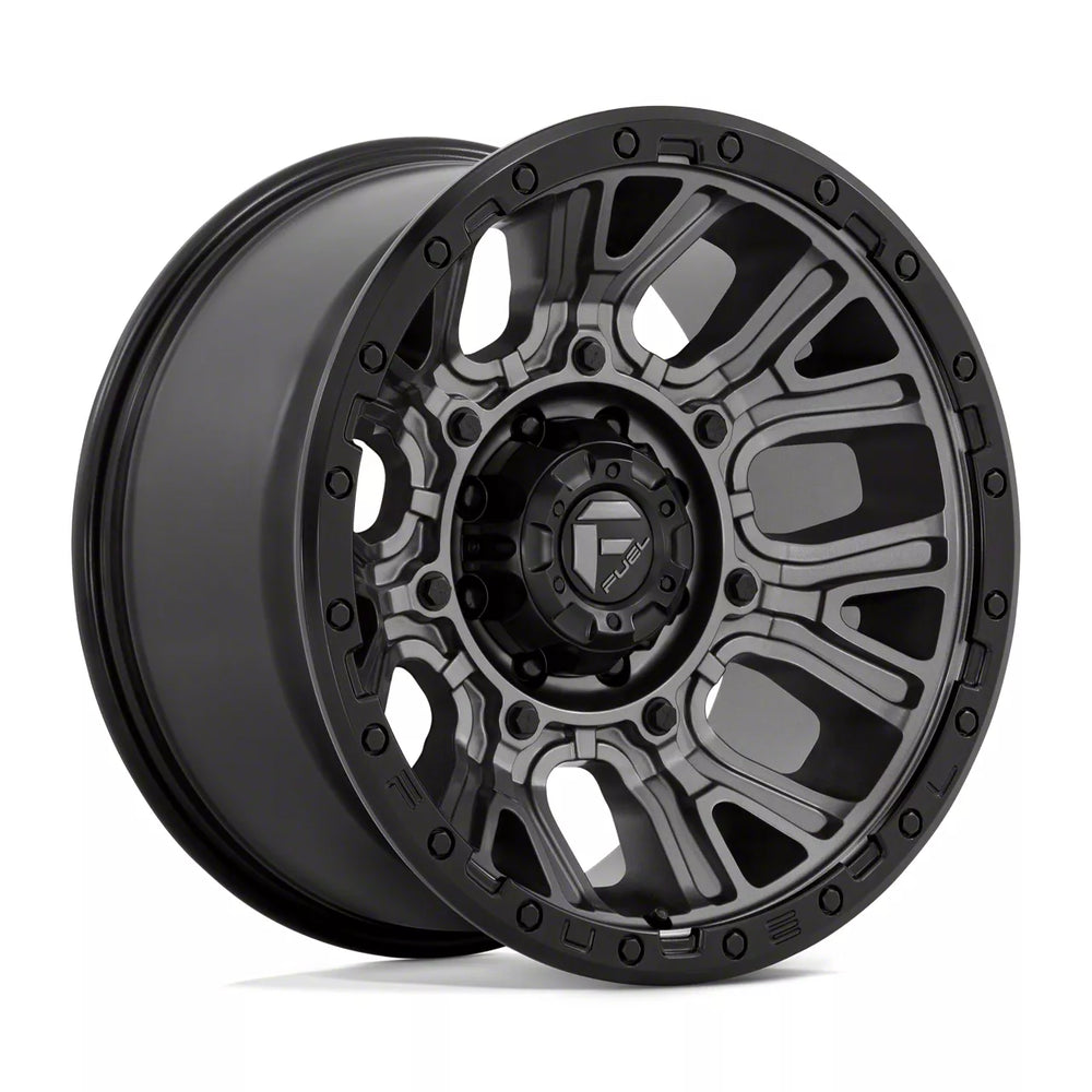 D825 20X10 8X170 M-GNMTL BLK-RG -18MM