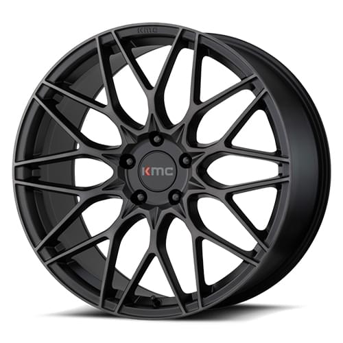 ~(28 lbs. 23X23X11)~ KM713 20X8.5 5X112 PHANTOM BLK 35MM