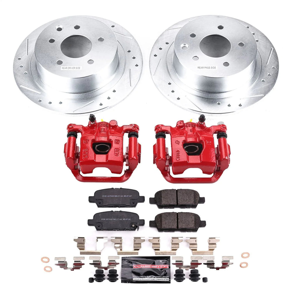 Power Stop 2019 Nissan Sentra Rear Z23 Evolution Kit w/Calipers