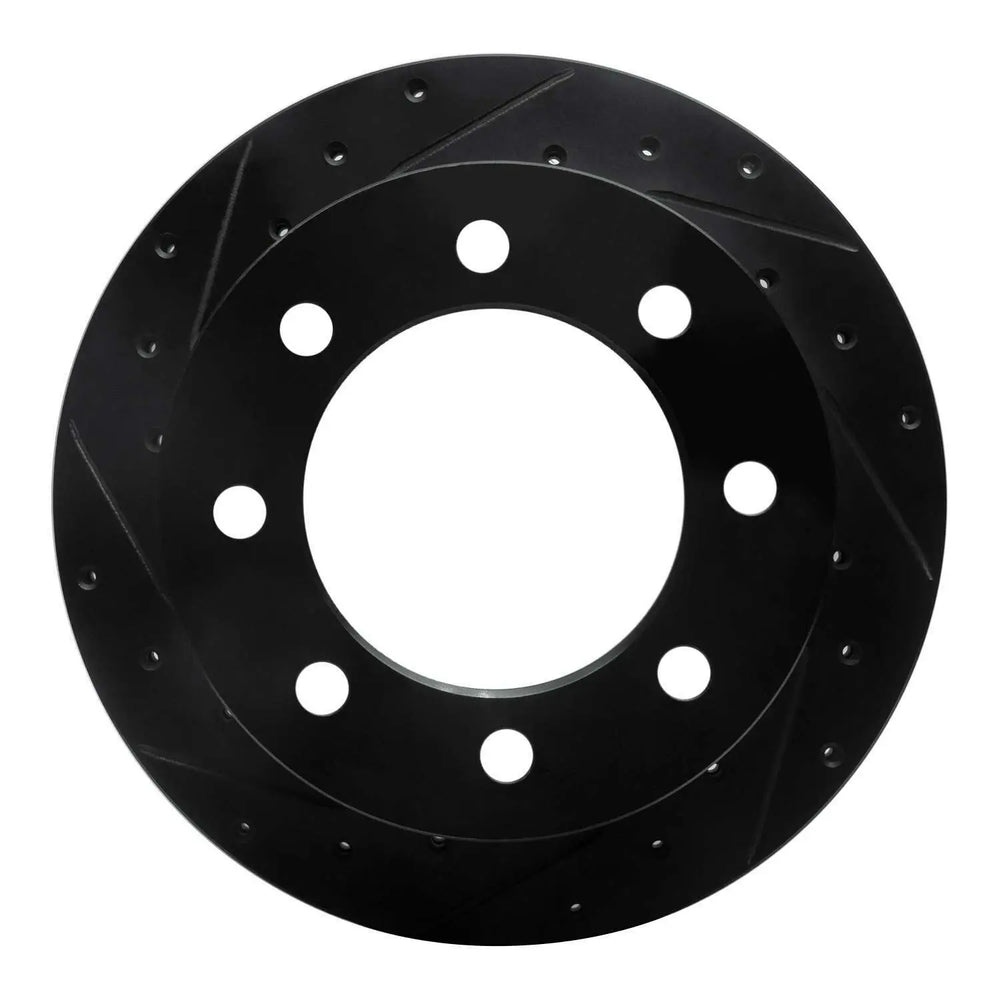 R1 01-10 Chevrolet Silverado 3500 Hd Rear Left Drilled & Slotted Geoperformance Rotor