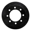 R1 01-10 Chevrolet Silverado 3500 Hd Rear Left Drilled & Slotted Geoperformance Rotor