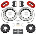 Wilwood 99-02 Nissan Skyline Superlite 6R Front BBK w/ 14in Slotted Rotors & Flexlines - Black