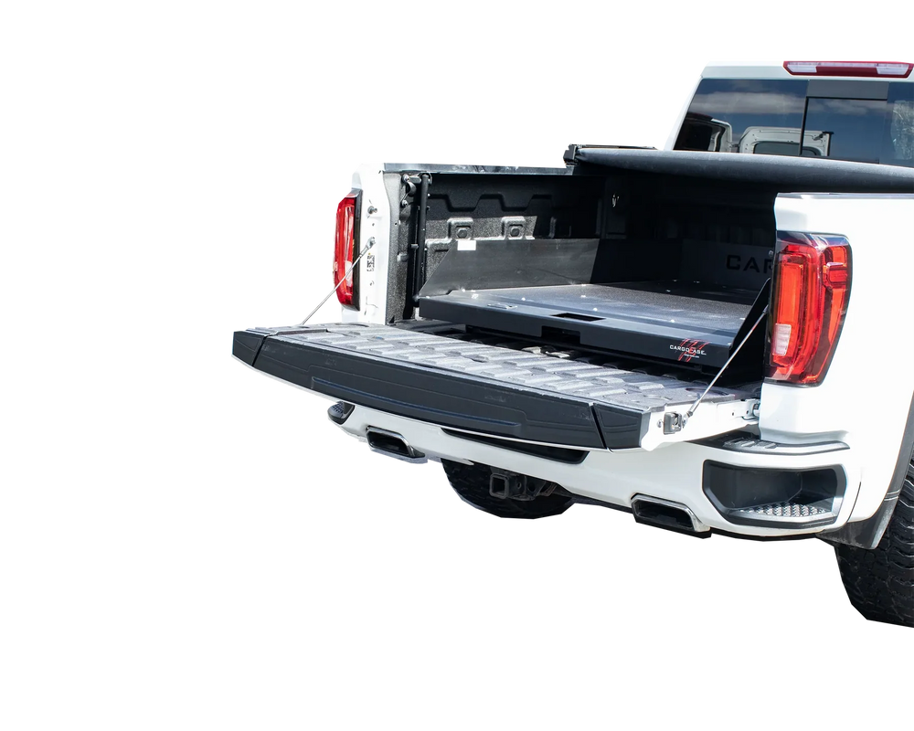 FULL EXTENSION CARGO SLIDE 93X48 8IN RAILS PE PLYWOOD DECK 2000LB CAPACITY