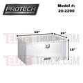 BOX AL 18X24X48 DROP DOOR