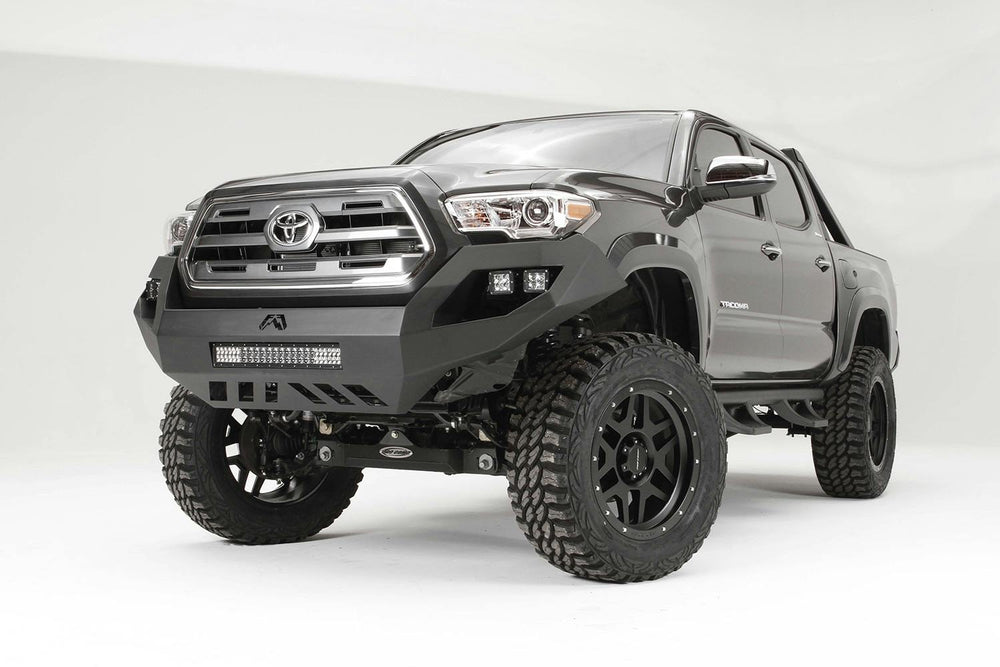 16C TACOMA VENGEANCE FRONT BUMPER W/ NO GUARD MATTE BLACK