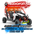 1420 CANAM COMMANDER MAX/ 1418 MAVERICK MAX STEREO TOPS (4SEAT) LEVEL 2