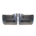 Aluminum Front Half Doors for Jeep JL/JLU/JT with Universal Mirror Bracket