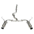 Invidia 08+ Subaru WRX/STI 4dr N1 Twin Outlet Single Layer Tip SS Cat-Back Exhaust