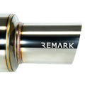 Remark 08-14 Subaru WRX / STI Hatch Cat-Back Exhaust R1 Spec Single Exit Titanium