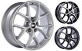 BBS SR 18x8 5x100 ET48 Satin Grey Wheel -70mm PFS/Clip Required