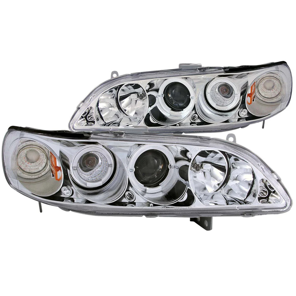 9802 ACCORD HEADLIGHTS PROJECTOR WITH HALO CHROME