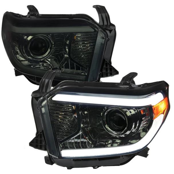 PROJECTOR HEADLIGHTS- SMOKE WITH BLACK HOUSING