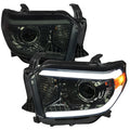 PROJECTOR HEADLIGHTS- SMOKE WITH BLACK HOUSING