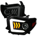 PROJECTOR HEADLIGHTS- SMOKE WITH BLACK HOUSING