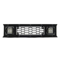 Stealth Laser Torch Bumper Grille Black Mild Steel 1 Pc Overlay