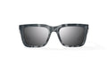 VEGA BLUE MIRROR GLASS BLACK MATTE