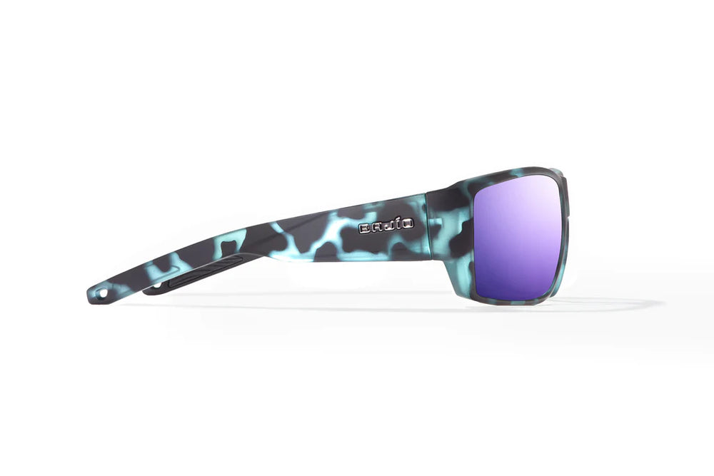 VEGA BLUE MIRROR GLASS BLACK MATTE