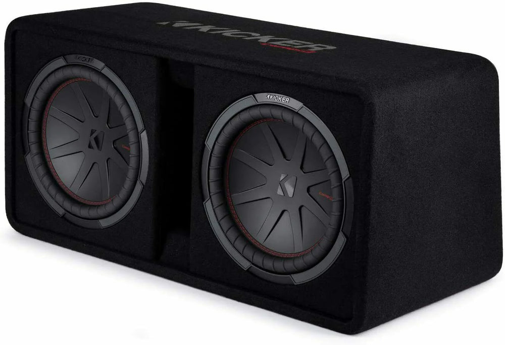 CompVR 12 (30cm) dual subwoofers in vented box 2-ohm RoHS Compliant