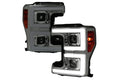 LED PROJECTOR HEADLIGHTS WITH SEQUENTIAL TURN SIGNAL - SMOKED LENS