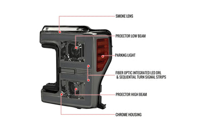 SPEC D TUNING smoke headlights