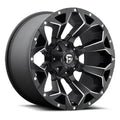 ~(63 lbs. 25X25X13)~ ASSAULT 22x10 8x180.00 MATTE BLACK MILLED (-18 mm)