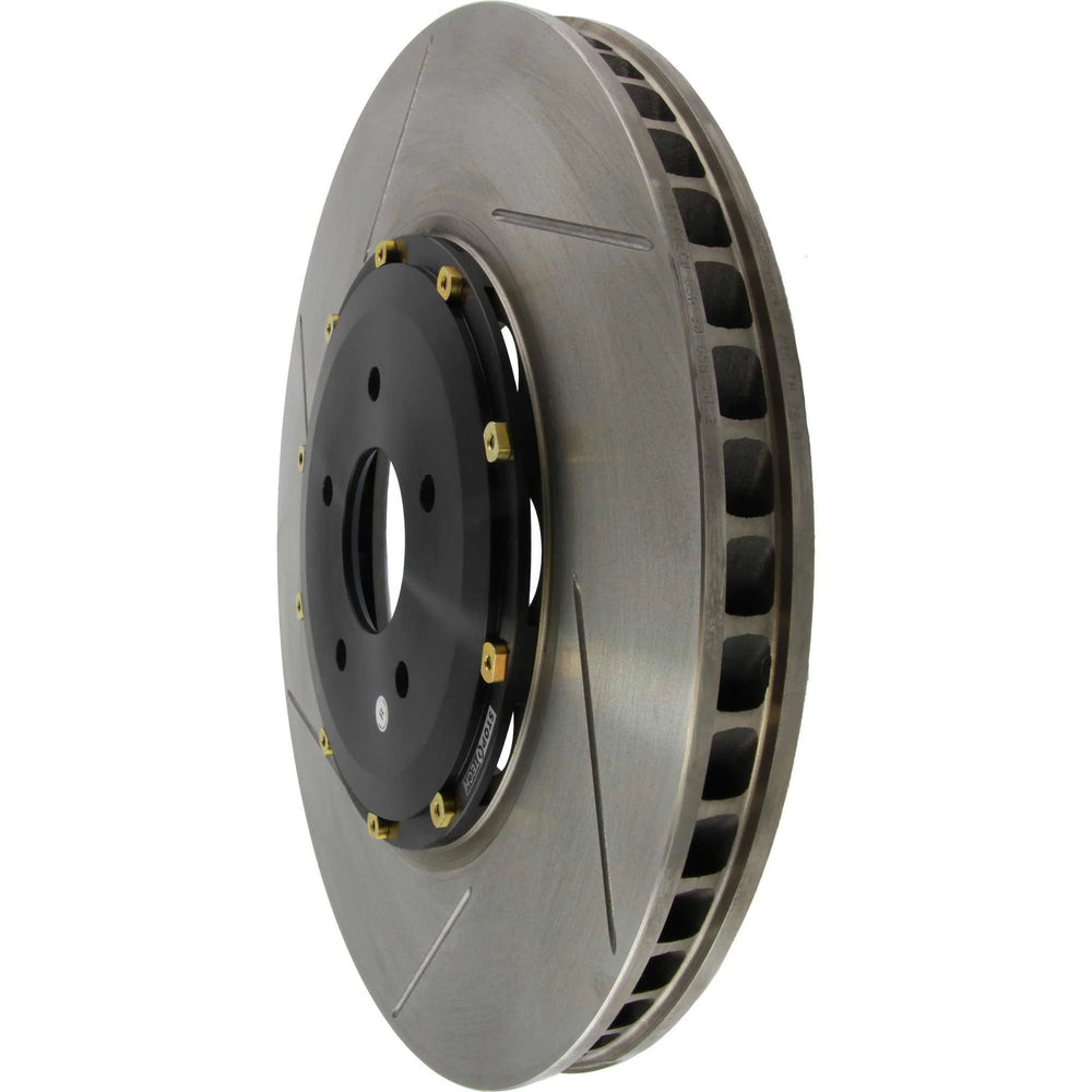 StopTech 06-13 Corvette C6 427 Zinc Coated Drilled AeroRotor w/ Hat - Front Right
