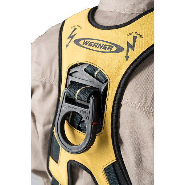 BLUE ARMOR ARC FLASH STANDARD HARNESS PASS THROUGH LEGS S BLACK YELLOW
