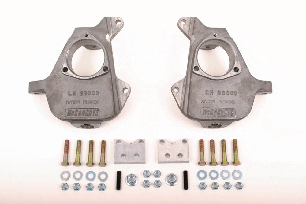~(44 lbs. 15X11X7)~ 2000C (2 in DROP SPINDLES FOR 99-06 (SILVERADOSIERRA TRUCKS ONLY) 2WD/COIL FRONT-END 16 in +RIMS
