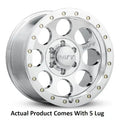 Mickey Thompson Classic Pro Polished Wheel - 17X9 5X5 BP 4.53in BS -12 Offset 71.6mm Bore