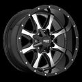 MO970 18x9 5x127.00/5x139.70 GLOSS BLACK W/MACHINED FACE (18 mm)