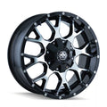 Mayhem 8015 Warrior 17x9 / 8x165.1 BP / 18mm Offset / 130.8mm Hub Gloss Black Machined Wheel