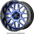 XD820 20X9 6X135 S-BLK MILL BTCC 00MM