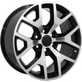 20 IN REPLICA WHEEL CV92 FITS GMC SIERRA RIM 20X9 MACHINED WHEEL
