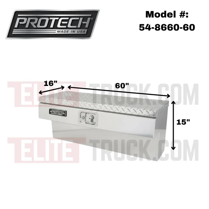 BOX PIK-UP RAIL AL 16X60 LG PWDRCOA