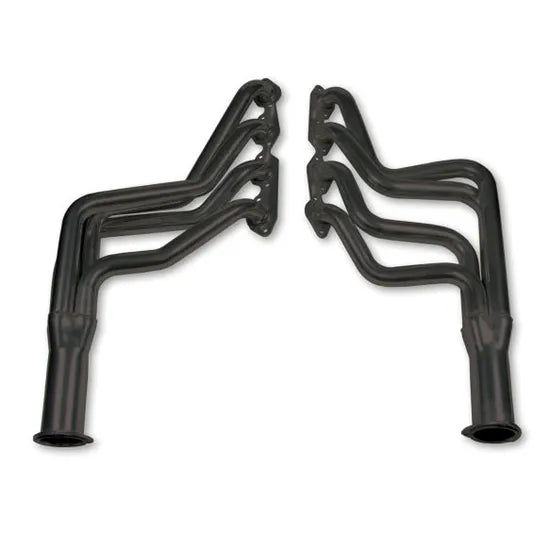 Long Tube Header Black Paint Fits 1970-1972 Camaro 1964-1974 Chevelle 1964-1974 El Camino 1971-1974 Wagon Full Size 396-454Ci Tube Size 1-3/4 Inch Collector Size 3 Inch FlowTech
