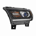 DG DURANGO 1415 HEADLIGHT ASSY(W/ DRL)(HALOGEN)(BLACK TRIM)
