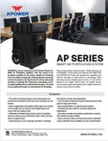 AP1800D MEGA PRO HEPA AIR PURIFICATION SYSTEM BLACK