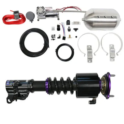 RS Coilovers w Front Air Cups Silver Control System #D-MA-24-VACF-12 D2-ACK01