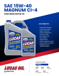 SAE 15W40 MAGNUM MOTOR OIL/1X1/55 GALLON DRUM