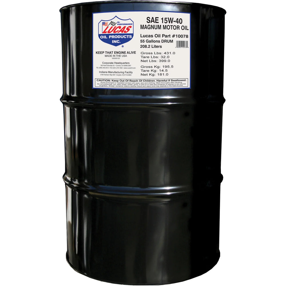 SAE 15W40 MAGNUM MOTOR OIL/1X1/55 GALLON DRUM