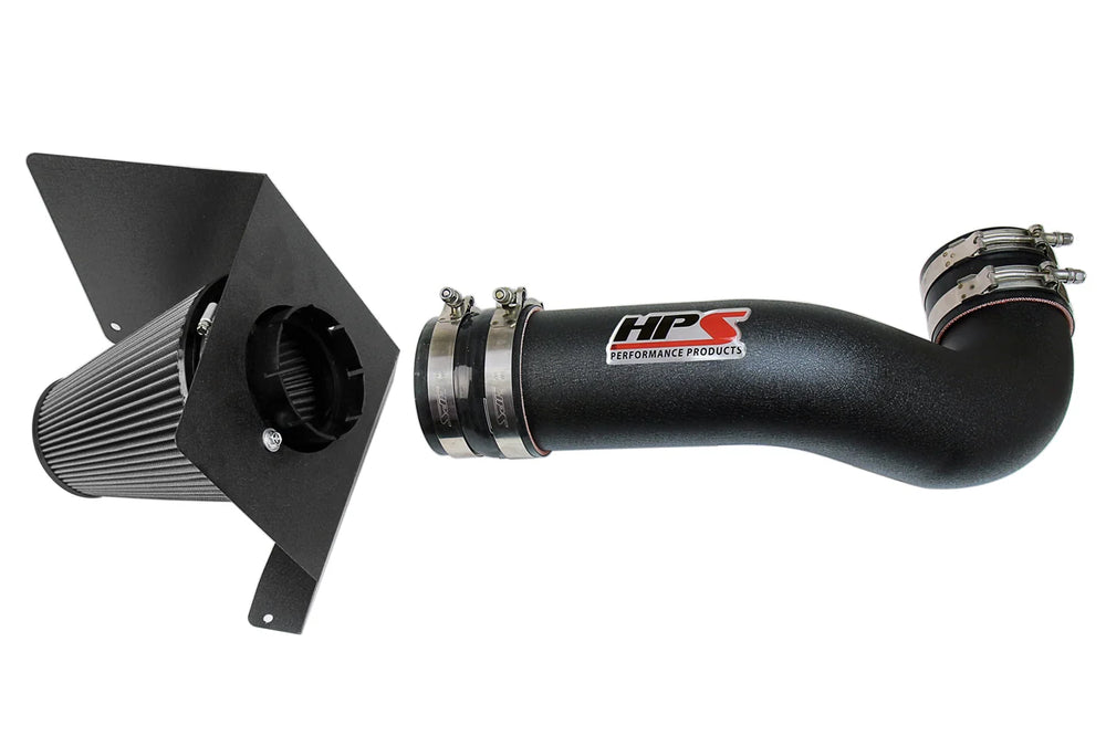 HPS Performance Performance Cold Air Intake Kit 07-08 Cadillac Escalade 6.2L V8 Includes Heat Shield Black