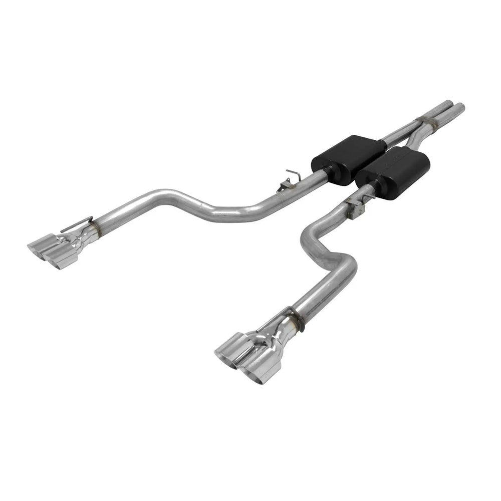 American Thunder Cat-Back Exhaust System 2015-2023 Dodge Challenger Hellcat, Demon, Srt392, R/T Scat-Pack With 6.2L Or 6.4L Engine And 2017-2022 R/T With 5.7L Engine Aggressive To Moderate Sound Flowmaster