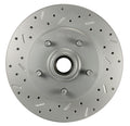 LEED Brakes Manual Front Kit with Drilled Rotors and Zinc Plated Calipers