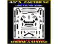 Rock Krawler 2018+ Jeep Wrangler JL 2DR 4.5in X Factor X2 Pro (No Limits) Long Arm Suspension